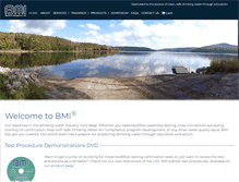 Tablet Screenshot of bmi-backflow.com